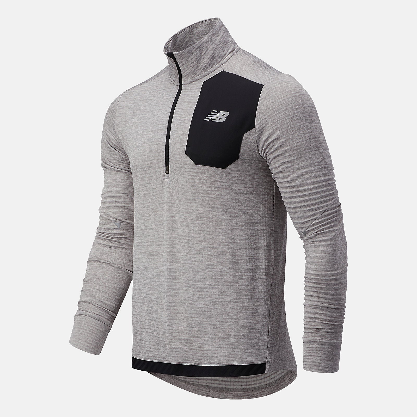 Athletic Grey NB Heat Grid Half Zip New Balance Clothing