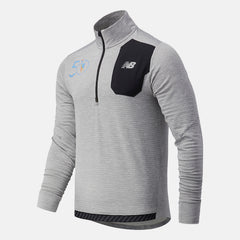 Athletic Grey NYC Marathon Impact Run Grid Back Half Zip New Balance Clothing