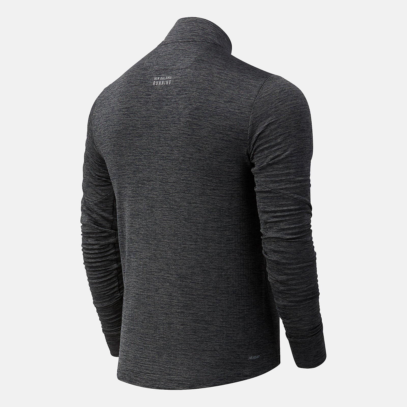 Heather Charcoal NYC Marathon Impact Run Grid Back Half Zip New Balance Clothing