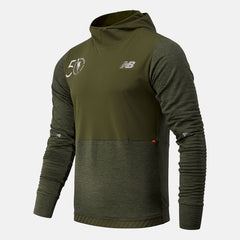 Oak Leaf Green NYC Marathon Impact Run Grid Back Hoodie New Balance Clothing