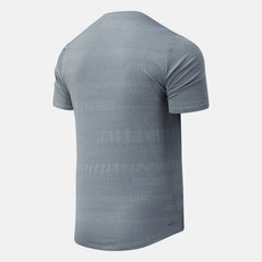 Athletic Grey NYC Marathon Q Speed Fuel Jacquard Short Sleeve New Balance Clothing