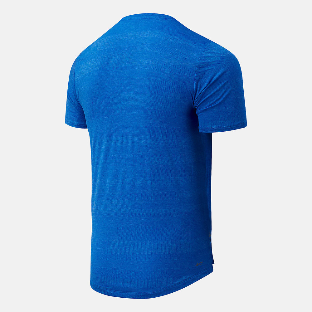 Faded Cobalt NYC Marathon Q Speed Fuel Jacquard Short Sleeve New Balance Clothing