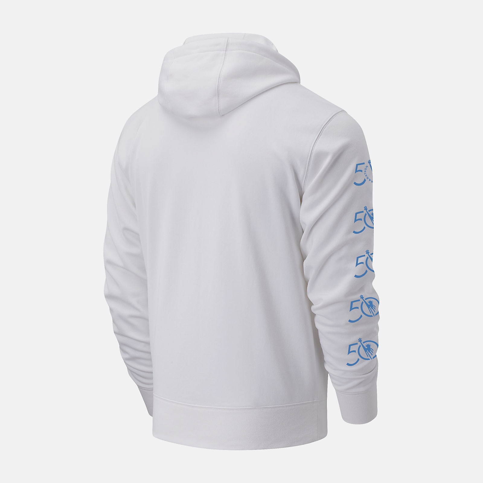 White NYC Marathon Essentials Stack Pack Hoodie New Balance Clothing