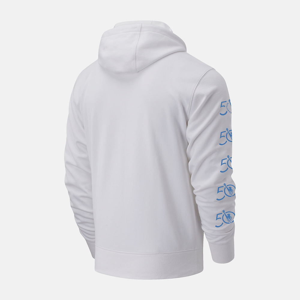 White NYC Marathon Essentials Stack Pack Hoodie New Balance Clothing