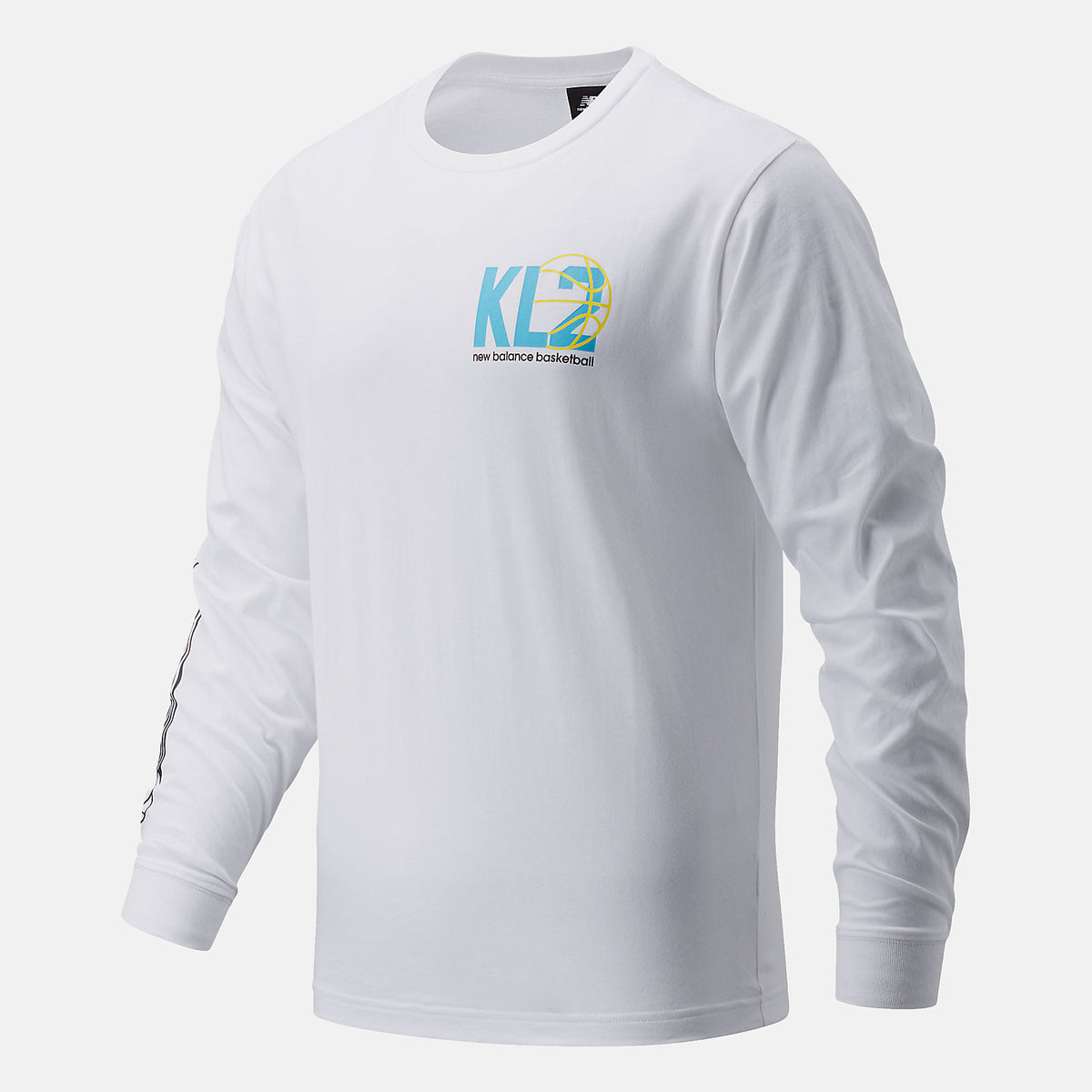 White KL2 Moreno Valley LS Tee New Balance Clothing