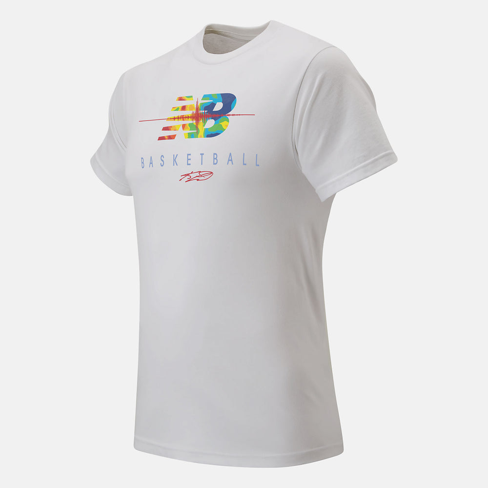 White NB Seismic Moment Tee New Balance Clothing