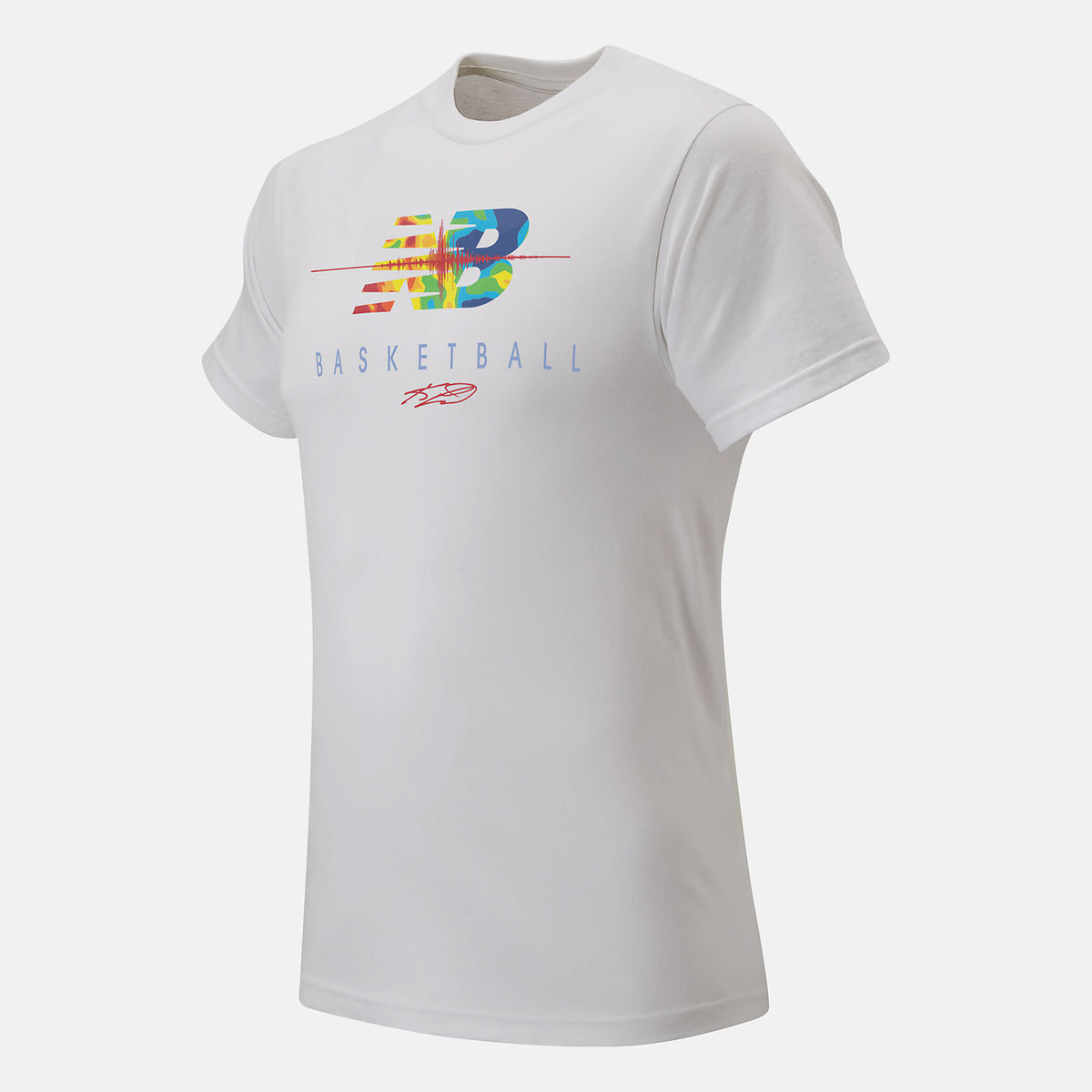 White NB Seismic Moment Tee New Balance Clothing