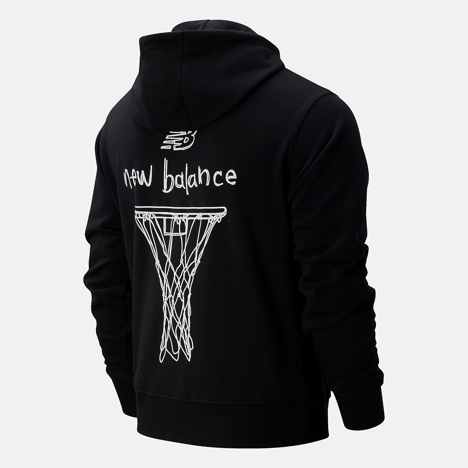 Black NB Swish Hoodie New Balance Clothing