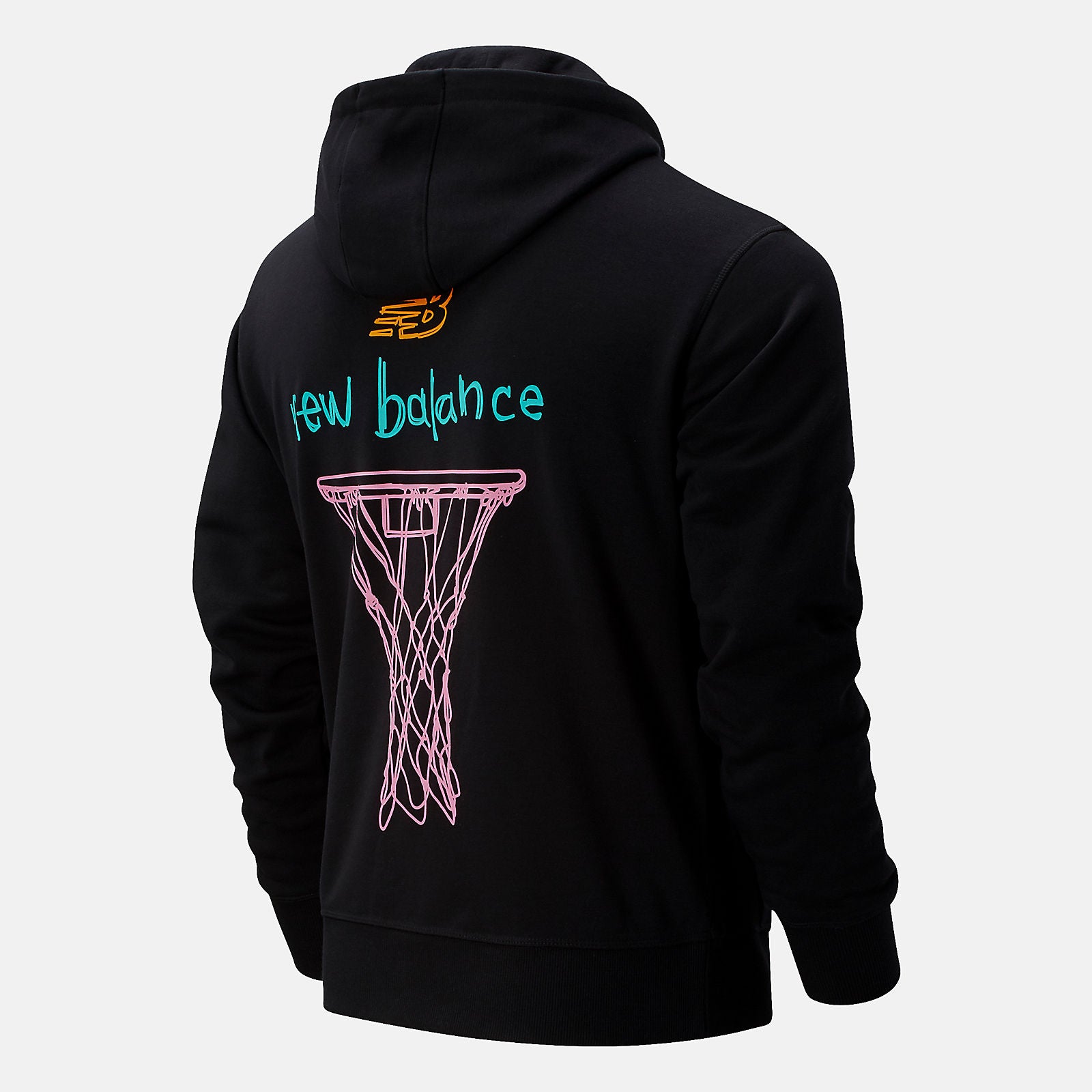 Black Multi NB Swish Hoodie New Balance Clothing