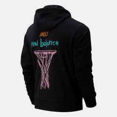 Black Multi NB Swish Hoodie New Balance Clothing