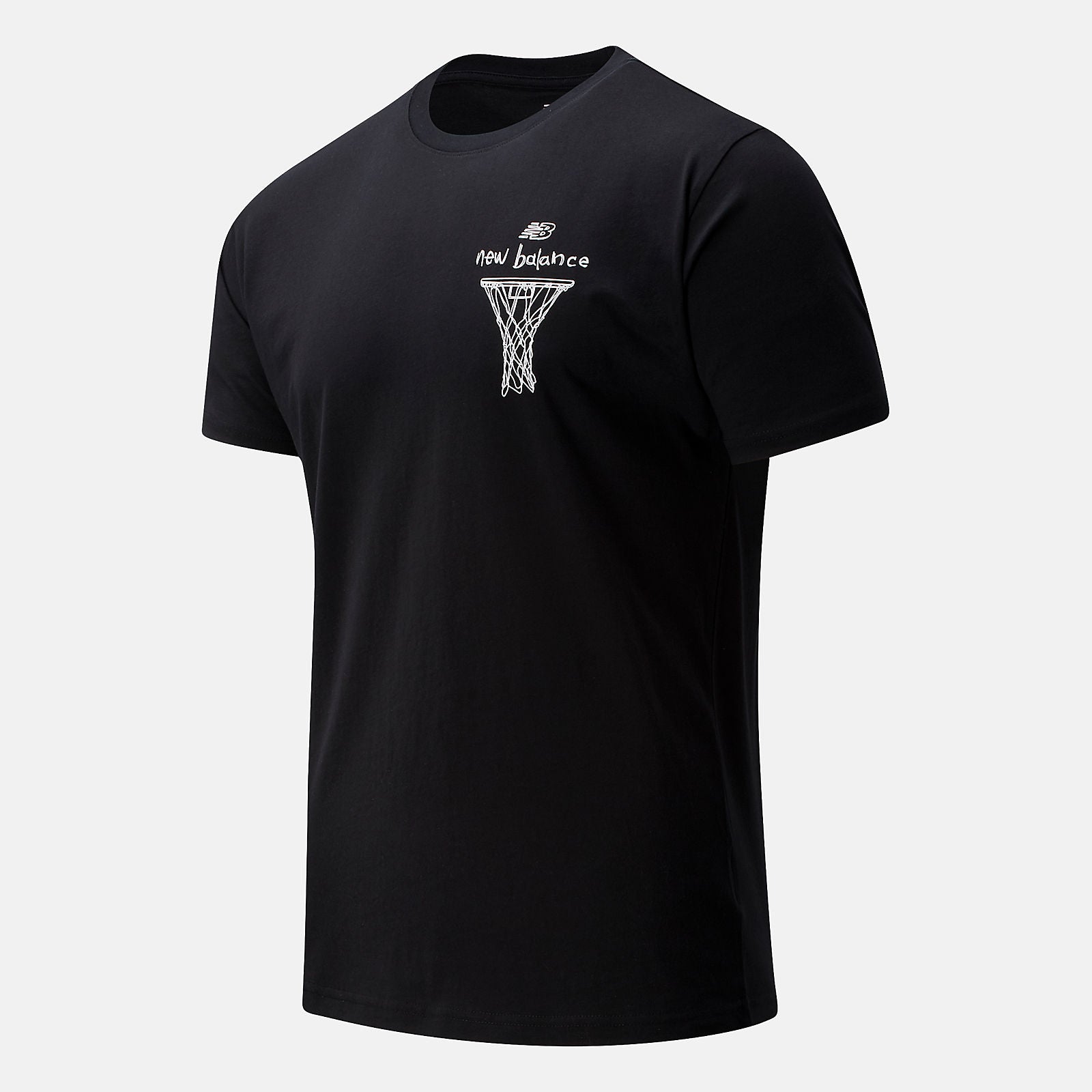 Black NB Swish Tee New Balance Clothing
