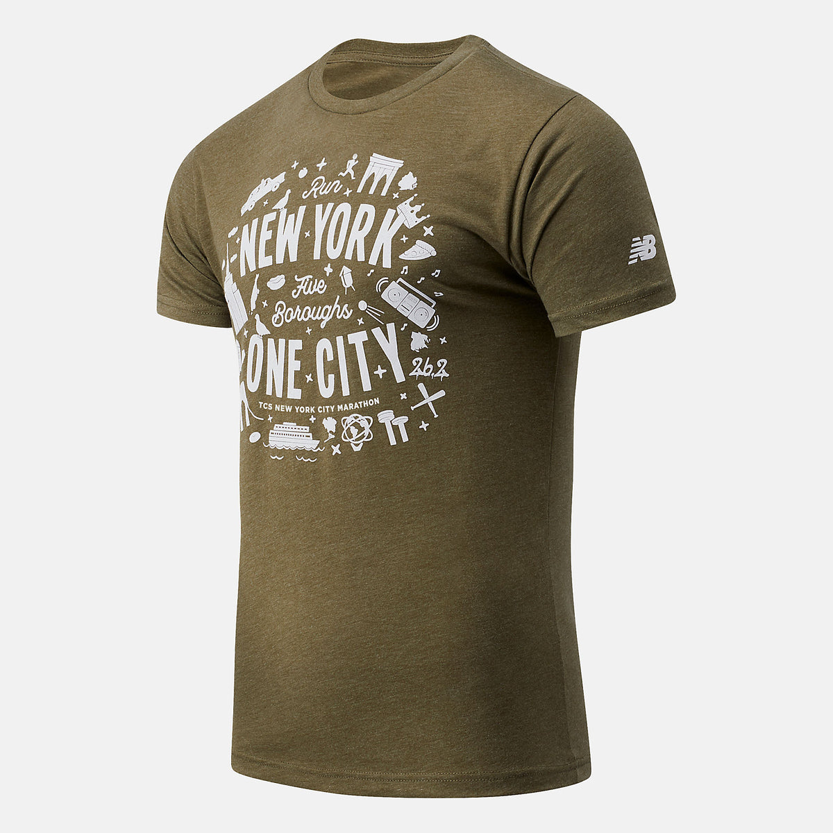 Oak Leaf Green NYC Marathon Run New York Five Boroughs One City New Balance Clothing