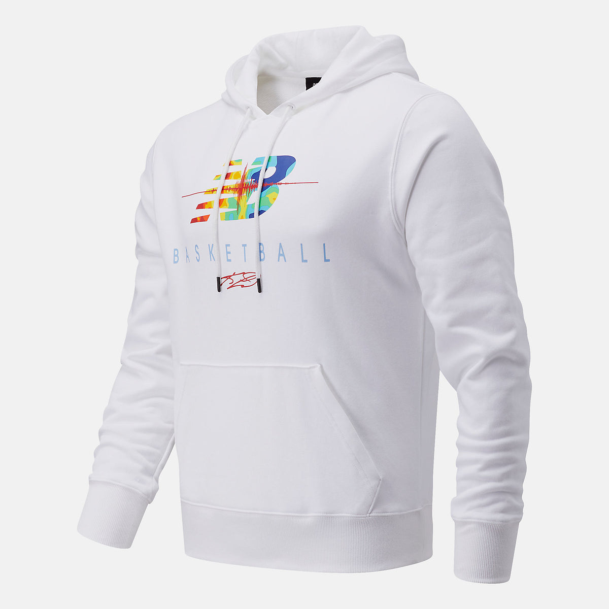 White NB Seismic Hoodie New Balance Clothing