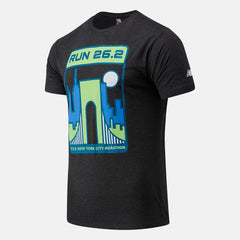 Black NYC Marathon RUNYC Bridge New Balance Clothing