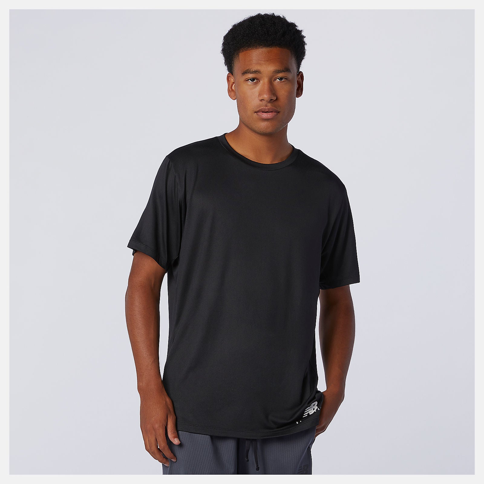 Black NB ISO Performance Tee New Balance Clothing