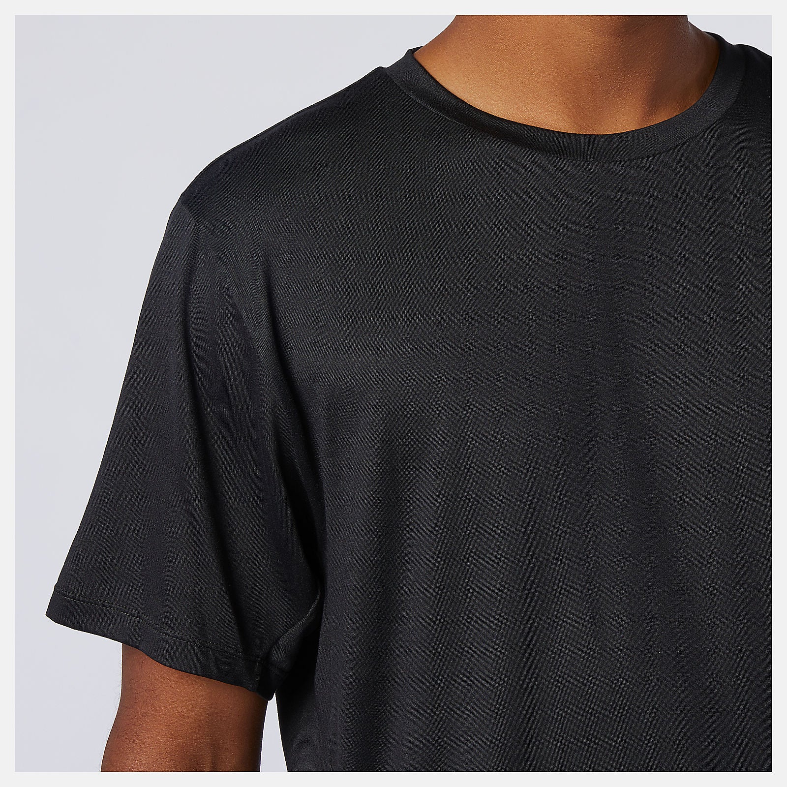 Black NB ISO Performance Tee New Balance Clothing