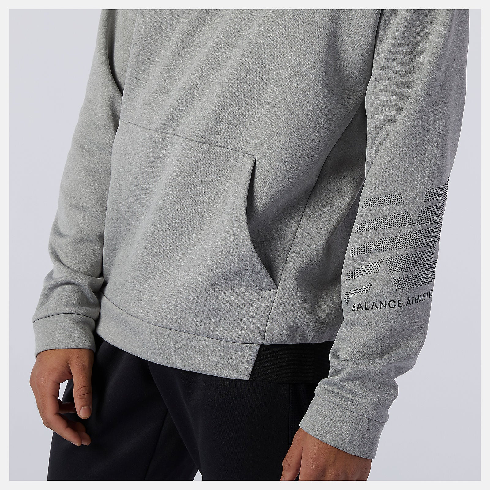 Athletic Grey Tenacity Fleece Pullover New Balance Clothing