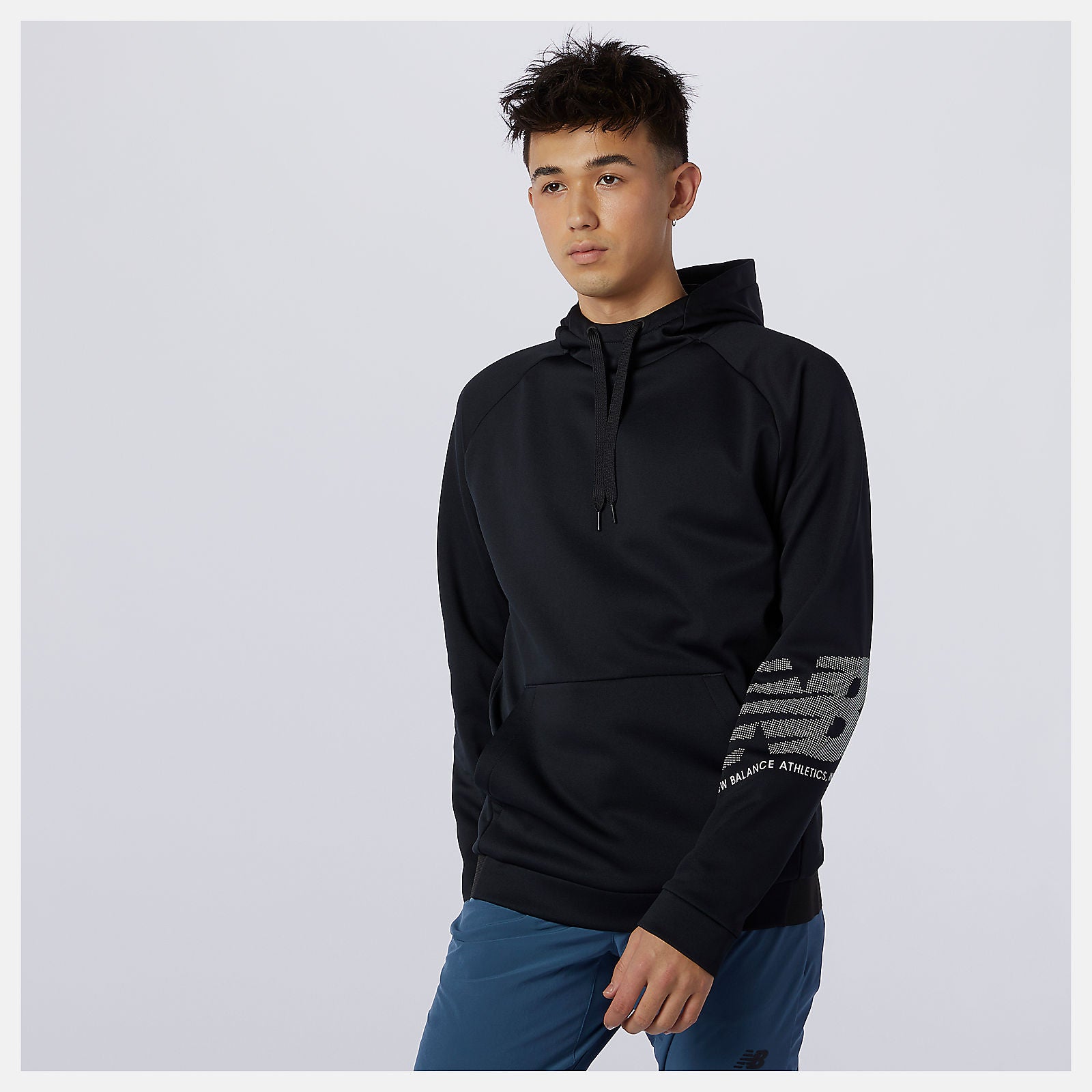 Black Tenacity Fleece Pullover New Balance Clothing