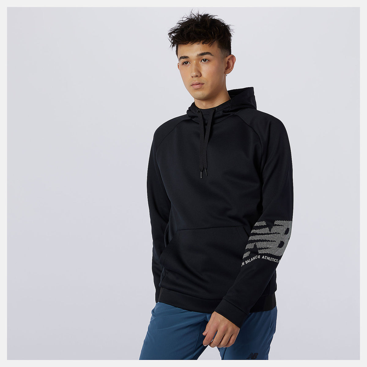 Black Tenacity Fleece Pullover New Balance Clothing