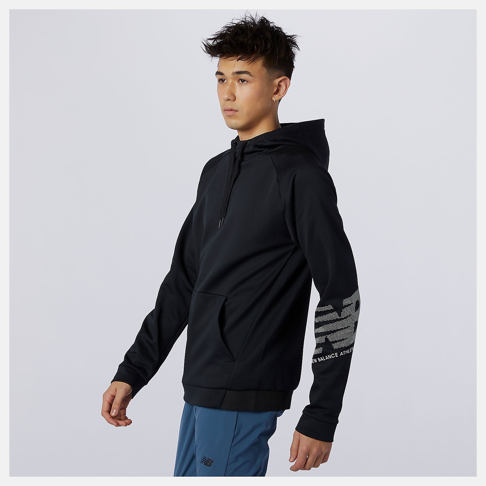 Black Tenacity Fleece Pullover New Balance Clothing