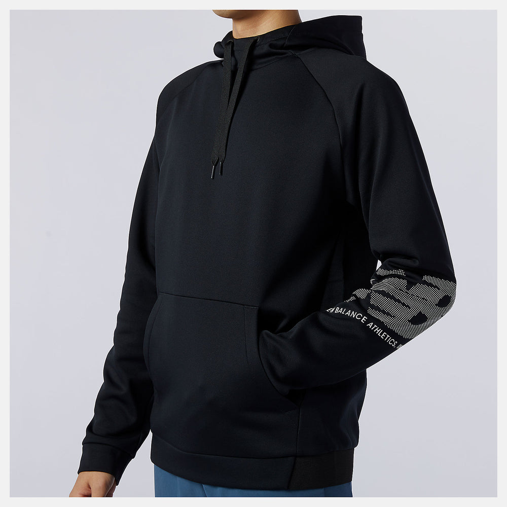Black Tenacity Fleece Pullover New Balance Clothing