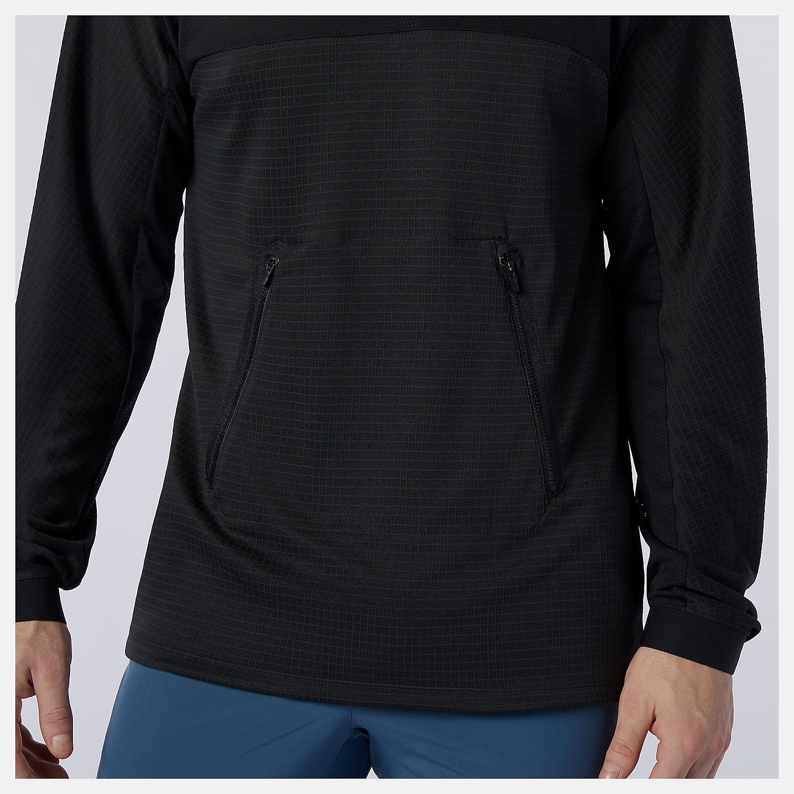 Black R.W.T. Tech Quarter Zip New Balance Clothing