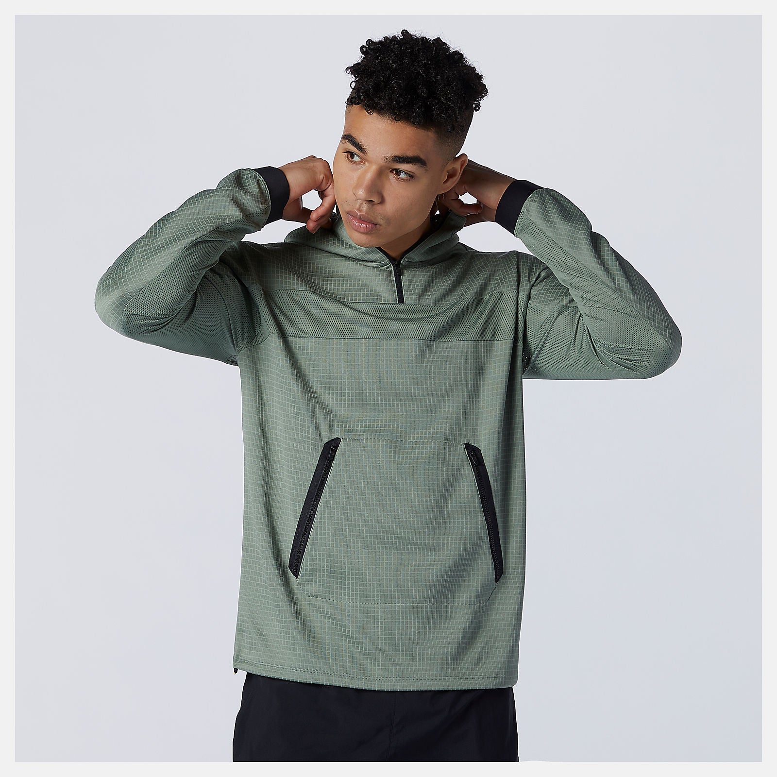 Celadon R.W.T. Tech Quarter Zip New Balance Clothing