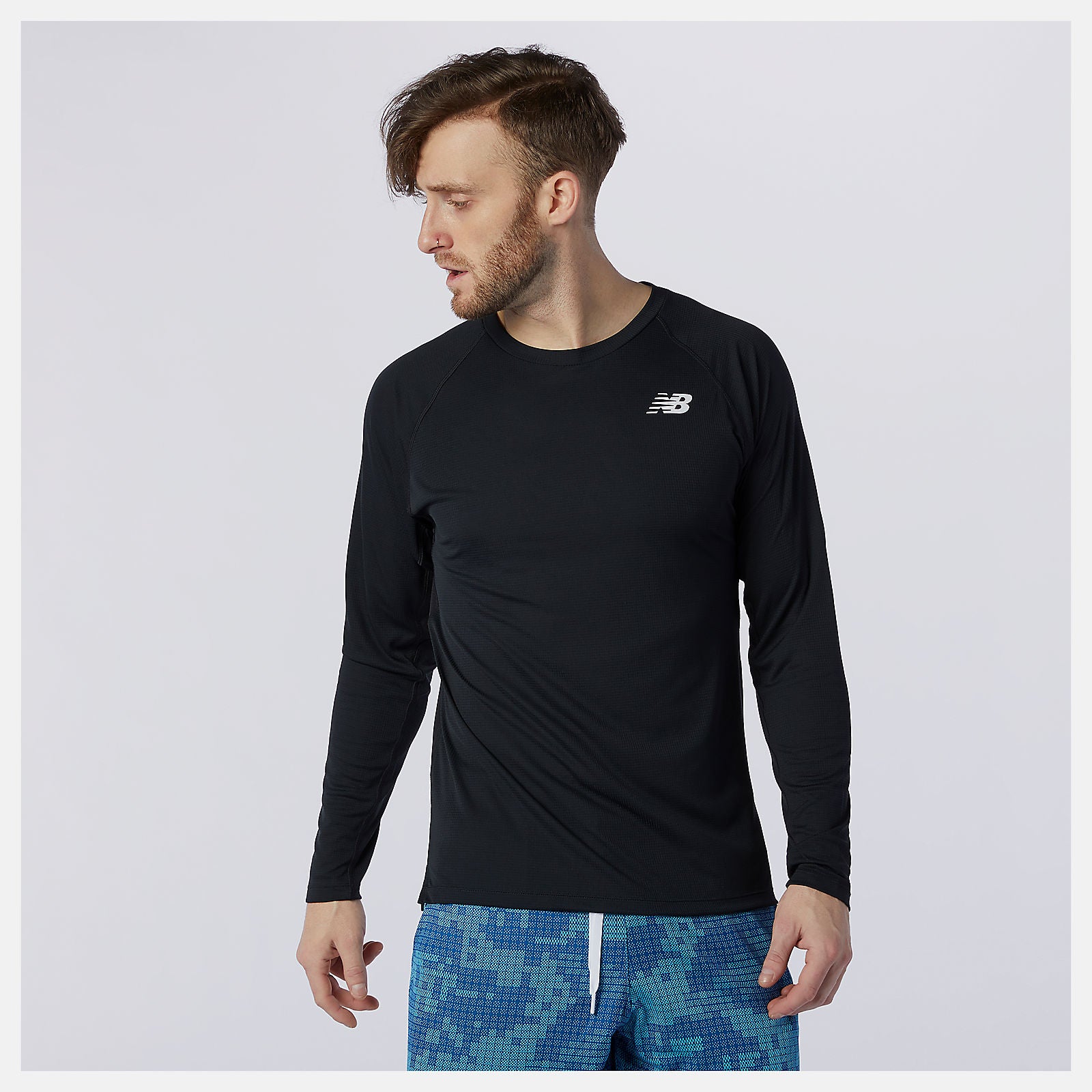Black R.W.T. Tech Long Sleeve New Balance Clothing