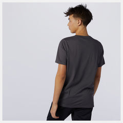 Black Heather Heathertech Tee New Balance Clothing
