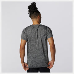 Black Heather Tenacity Tee New Balance Clothing
