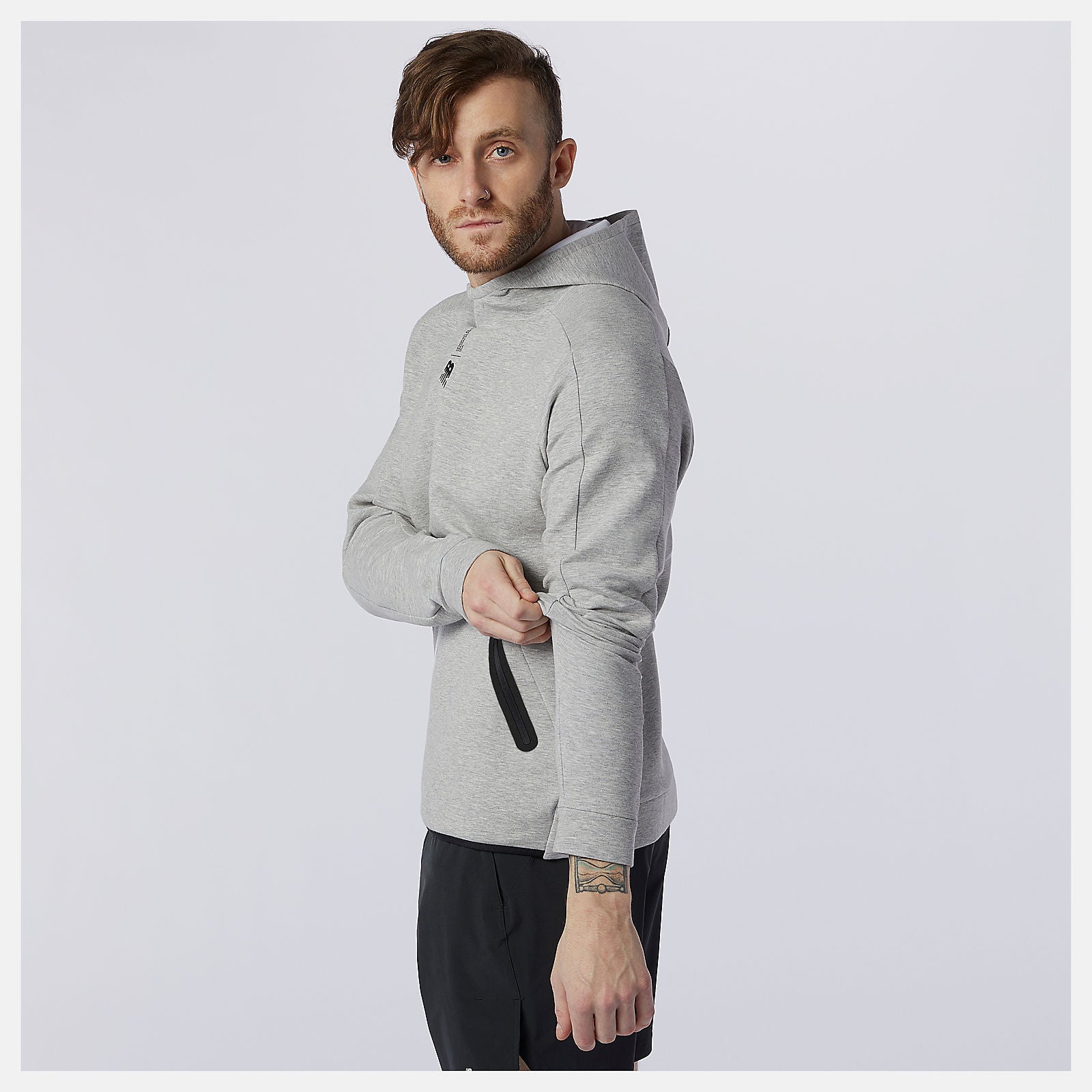 Athletic Grey Fortitech Fleece Pullover New Balance Clothing