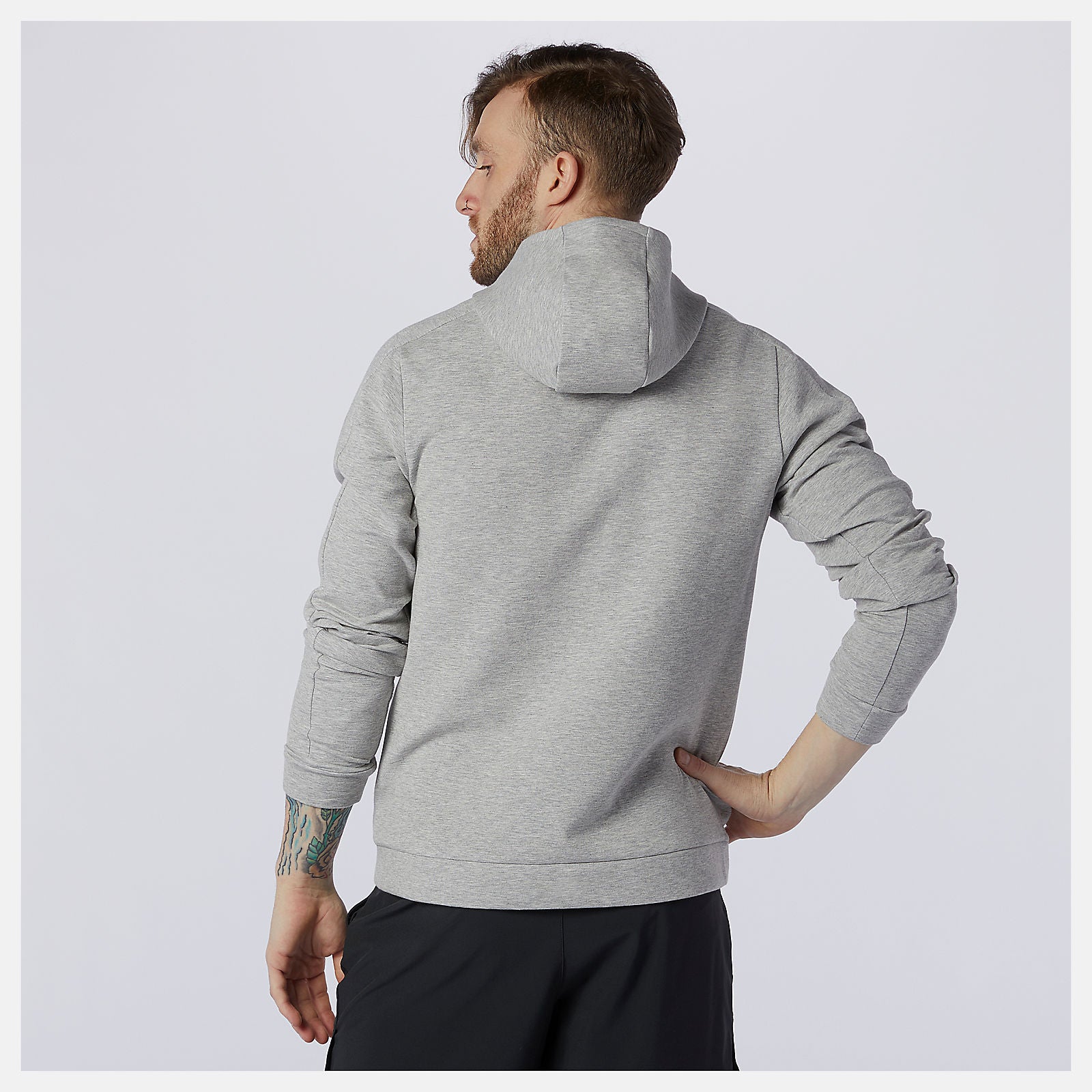 Athletic Grey Fortitech Fleece Pullover New Balance Clothing