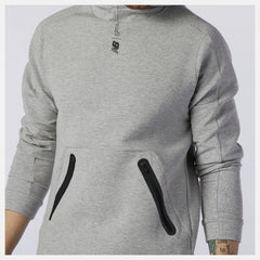 Athletic Grey Fortitech Fleece Pullover New Balance Clothing