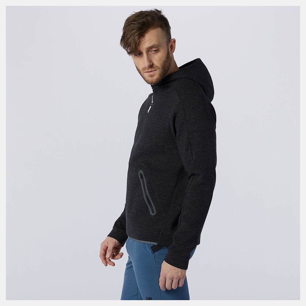 Black Heather Fortitech Fleece Pullover New Balance Clothing