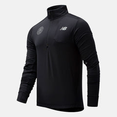 Black Boston NB Heat Grid Half Zip New Balance Clothing