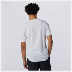 White Q Speed Fuel Short Sleeve New Balance Clothing