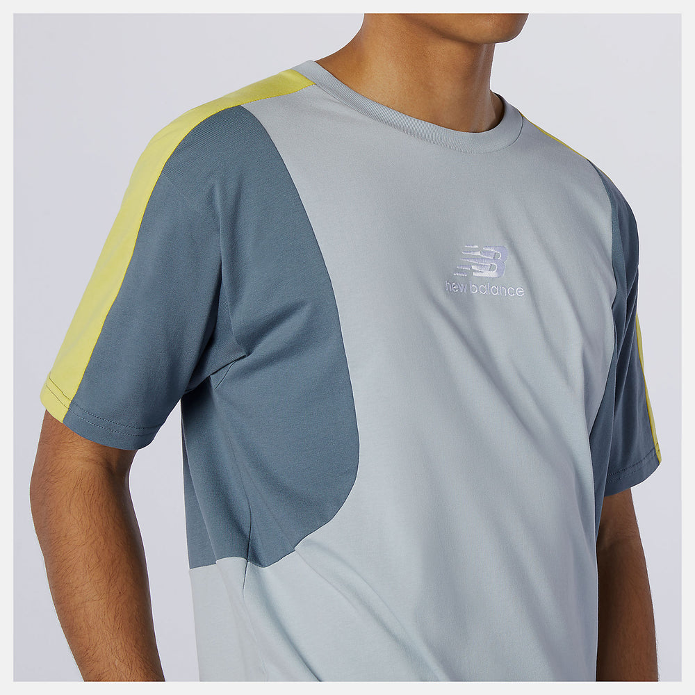 Light Cyclone NB Athletics Color Block Tee New Balance Clothing
