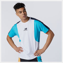 Virtual Sky NB Athletics Color Block Tee New Balance Clothing