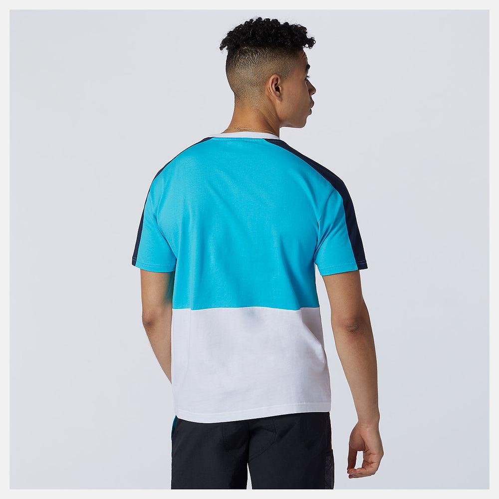 Virtual Sky NB Athletics Color Block Tee New Balance Clothing