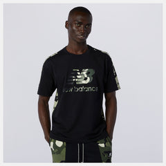 Black Multi NB Essential Camo Tee New Balance Clothing