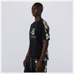 Black Multi NB Essential Camo Tee New Balance Clothing