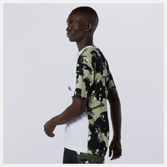 White Multi NB Essential Camo Tee New Balance Clothing