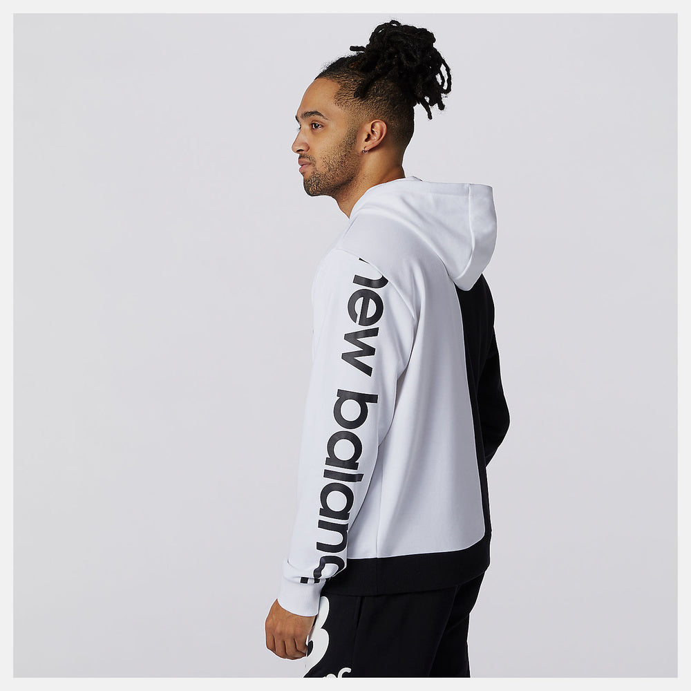 Black Multi NB Athletics Splice Hoody New Balance Clothing