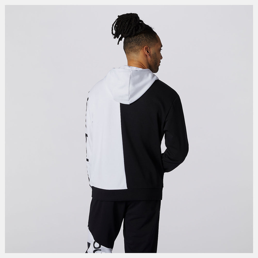 Black Multi NB Athletics Splice Hoody New Balance Clothing
