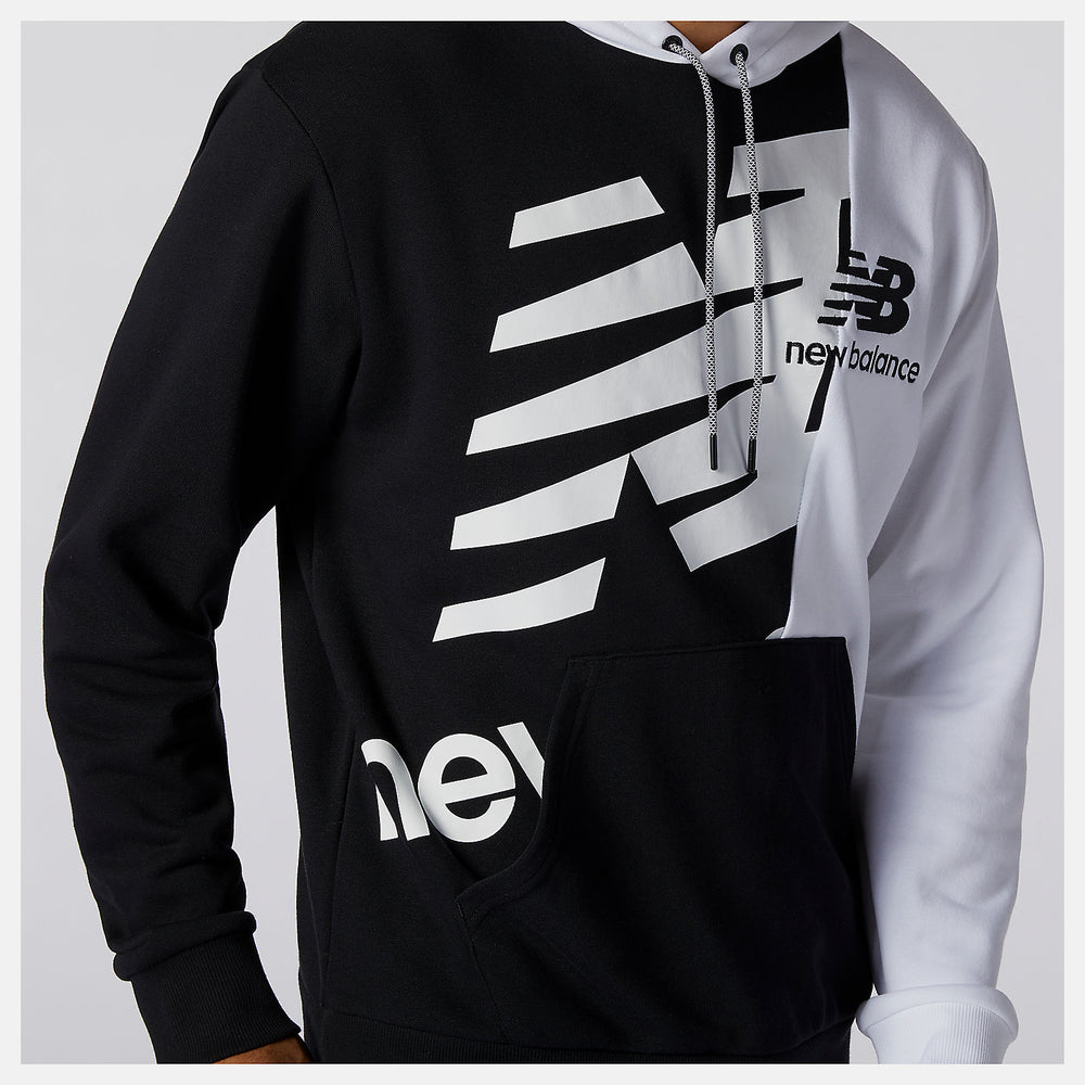 Black Multi NB Athletics Splice Hoody New Balance Clothing