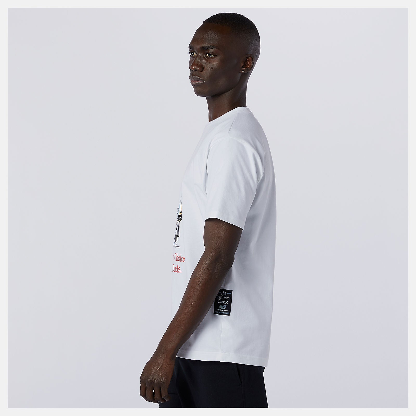 White NB Athletics Levitzo Dad Tee New Balance Clothing