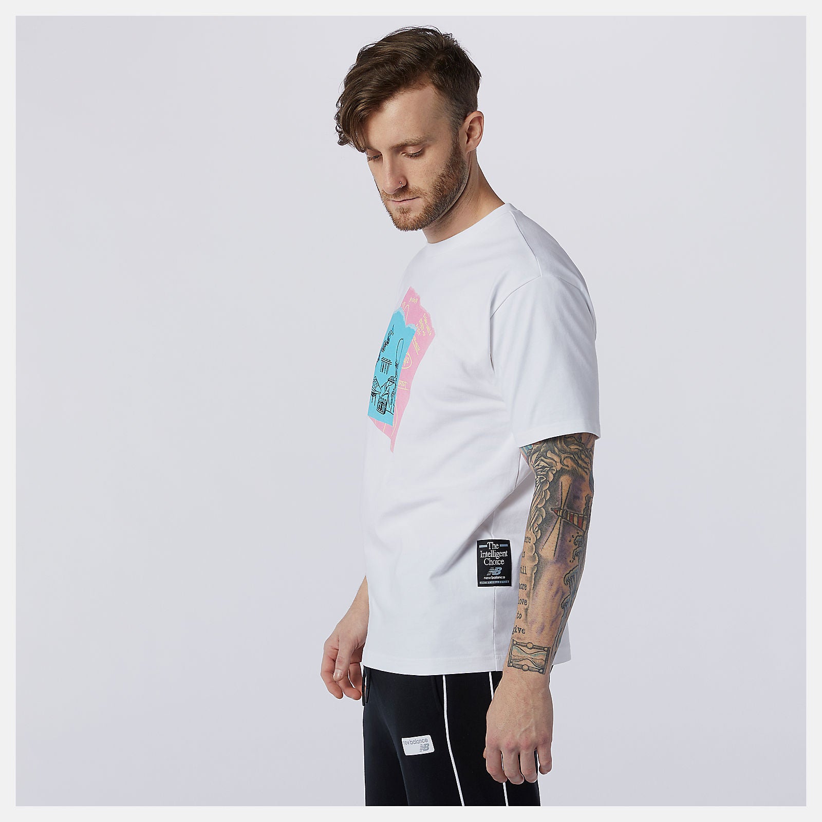 White NB Athletics Evans Science Tee New Balance Clothing