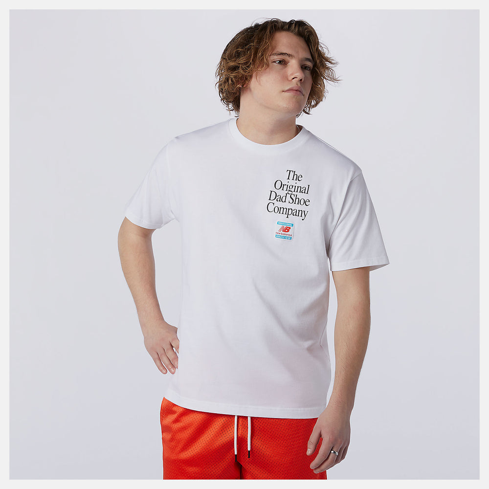 White NB Essentials Dad Pack Tee New Balance Clothing