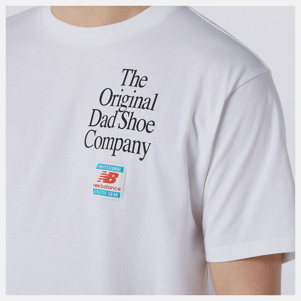 White NB Essentials Dad Pack Tee New Balance Clothing