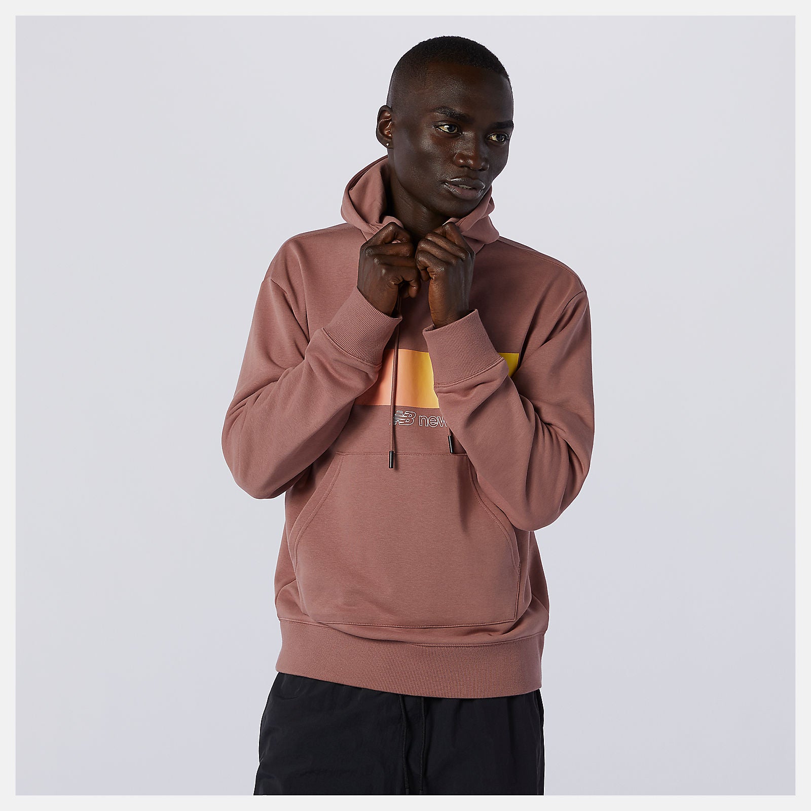 Red NB Sport Style Optiks Hoodie New Balance Clothing
